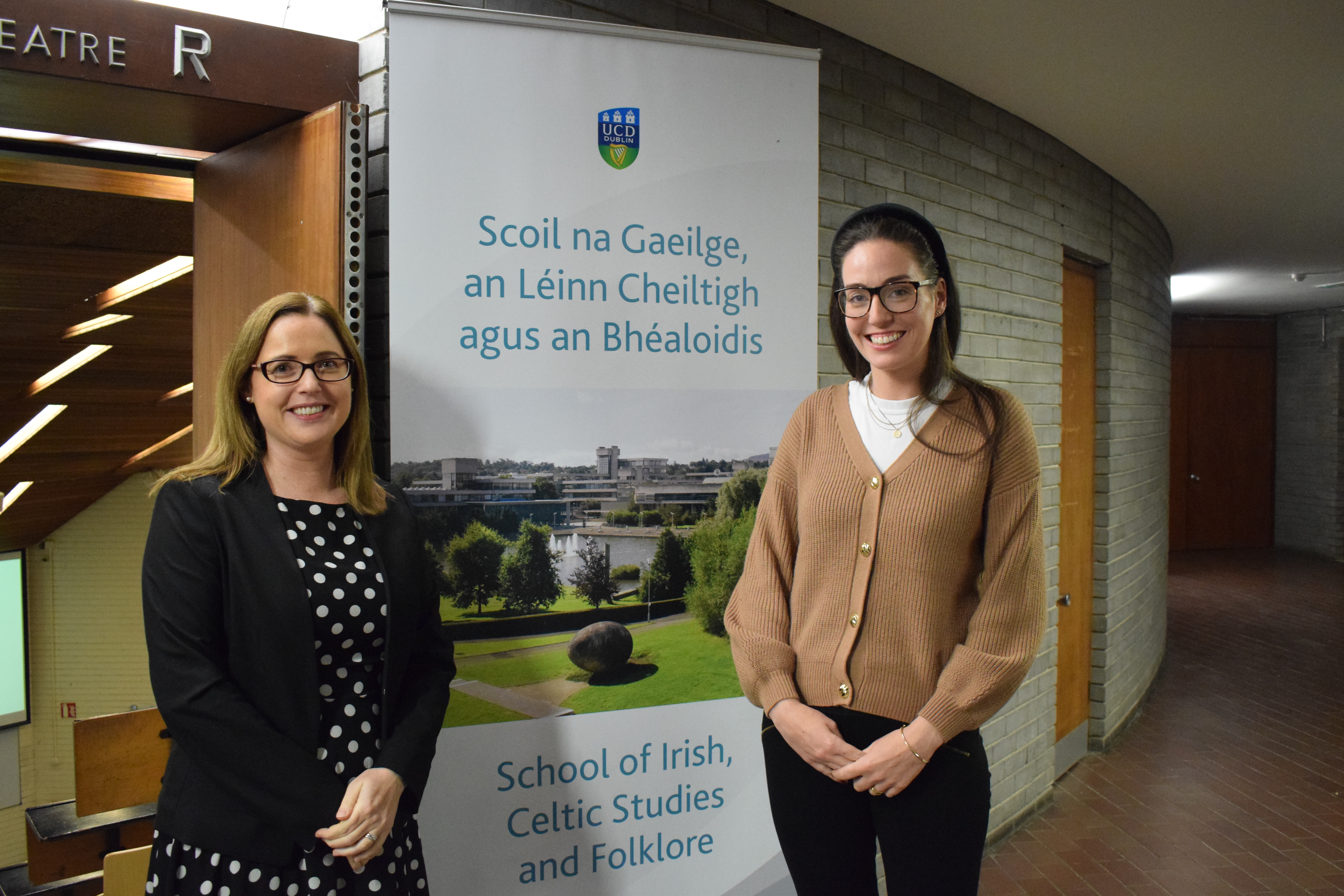 An Dr Aoife Whelan agus An Dr Máire Nic an Bhaird